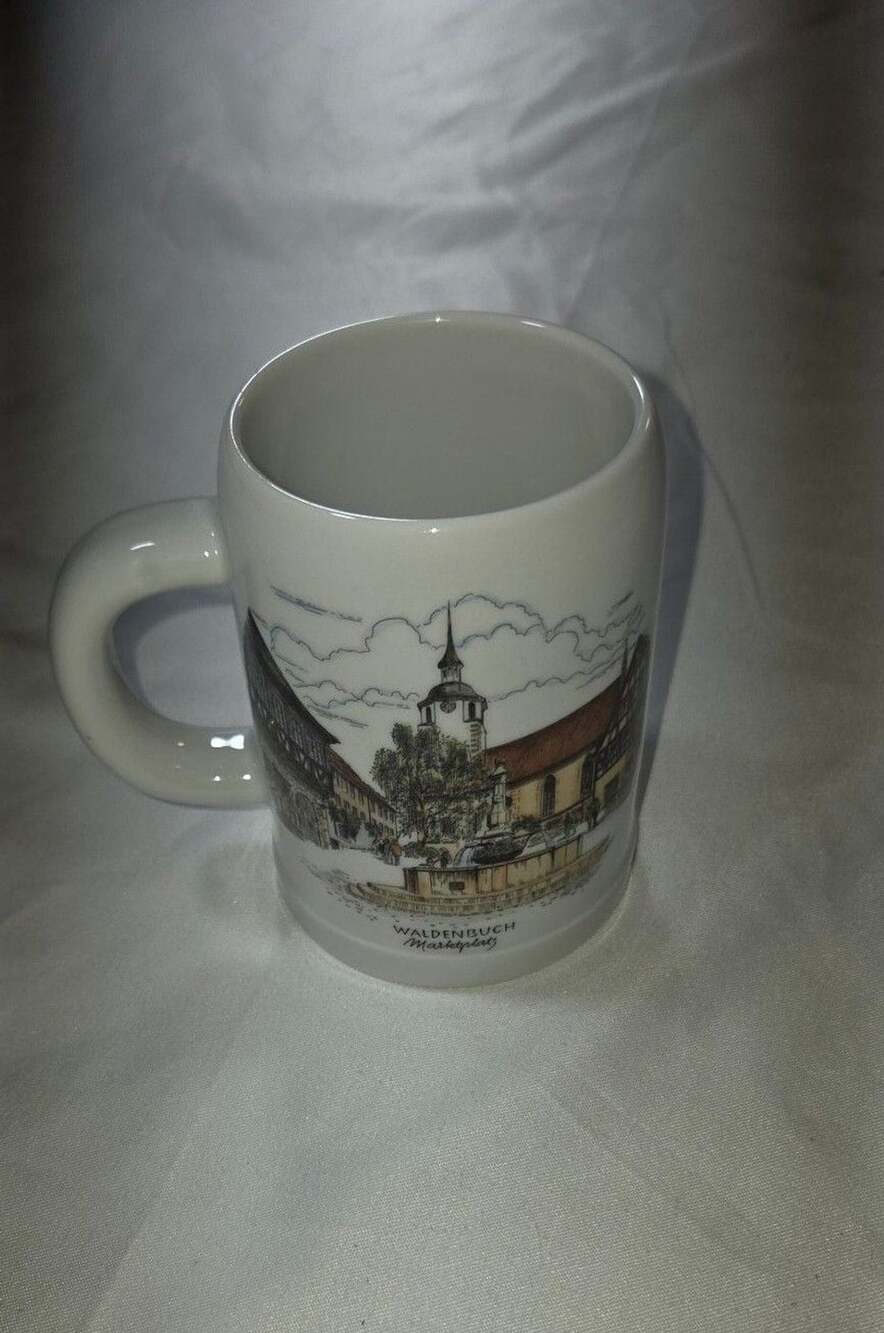 Uhlenhorst Waldenbuch Marktplatz Souvenir Ceramic Coffee Mug